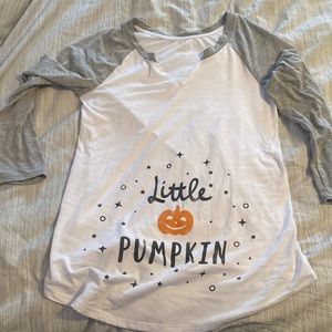Little pumpkin maternity 3/4 length sleeve t-shirt